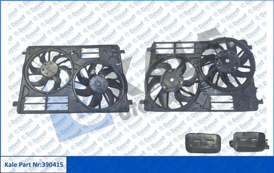 25-1926 Fan Motoru Ford Focus 2014-2020 / Kuga 2014-2019 / 1.5 Ecoboost, 1.5 Tdci, 2.0 Tdci